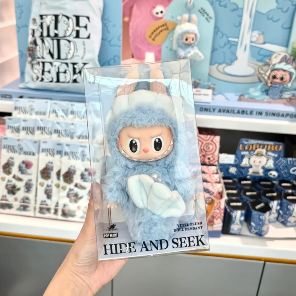 POP MART LABUBU シンガポール限定 HIDE AND SEEK LABUBU HIDE AND SEEK IN SINGAPORE SERIES-Vinyl Plush Doll