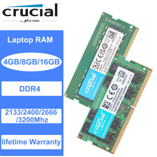 RAM 8GB Memoria RAM DDR4 Crucial 16 GB Per Laptop - 2133 2400 2666