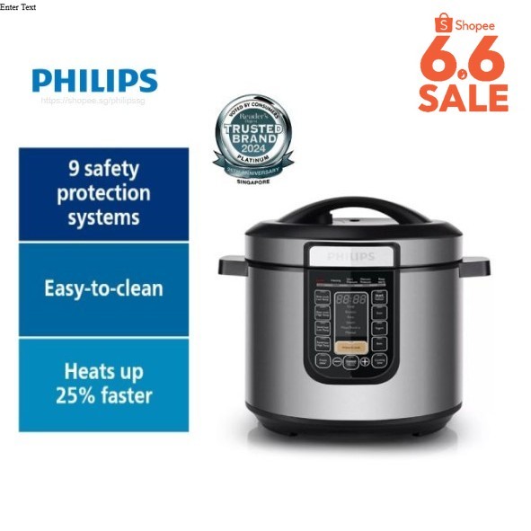Electric Cooker Philips Pressure Cooker Shopee Philips Viva