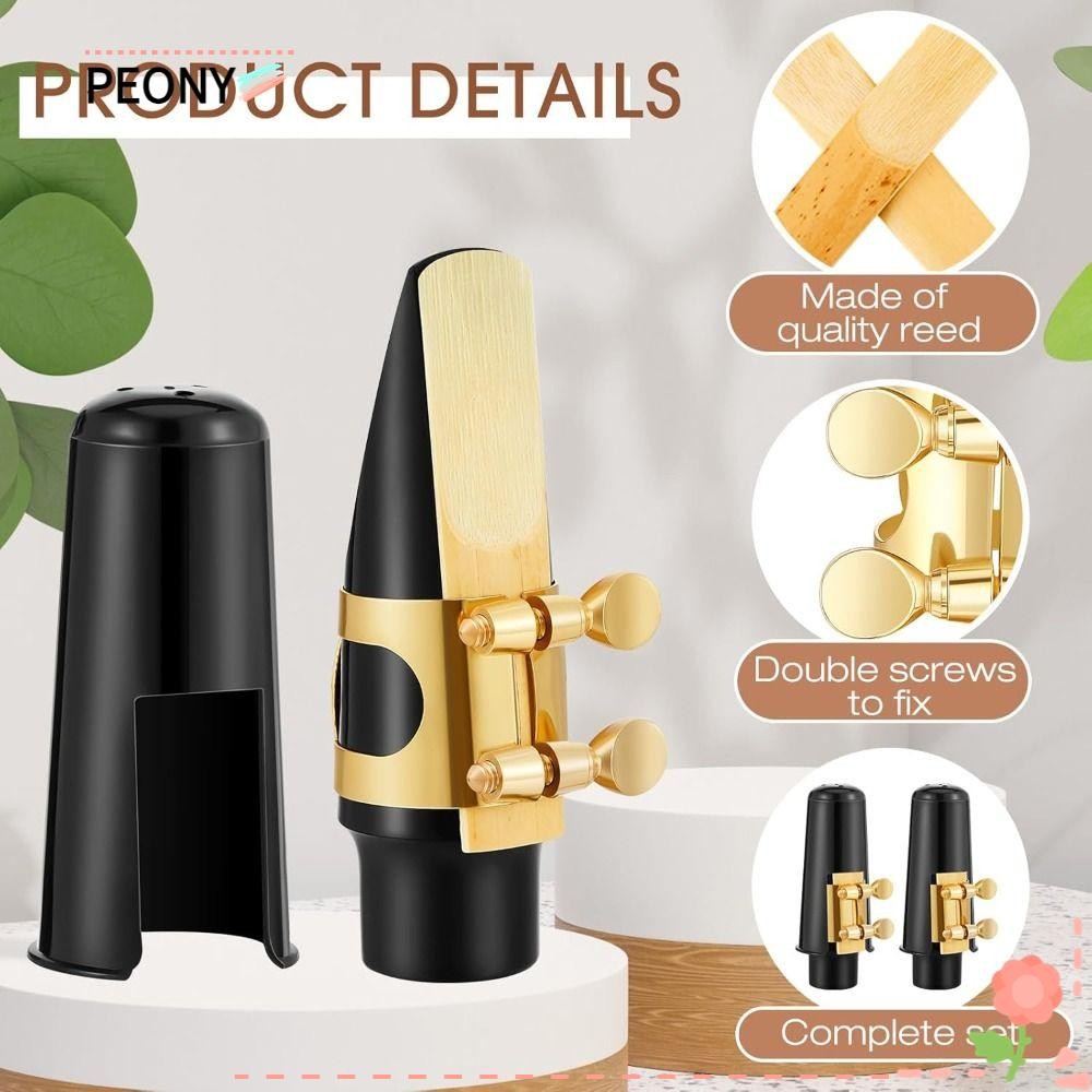 PEONYPH Alto Sax Mouthpiece Kit, Instrument Supplies DIY Saxophone Mouthpiece, Spare Parts Professio