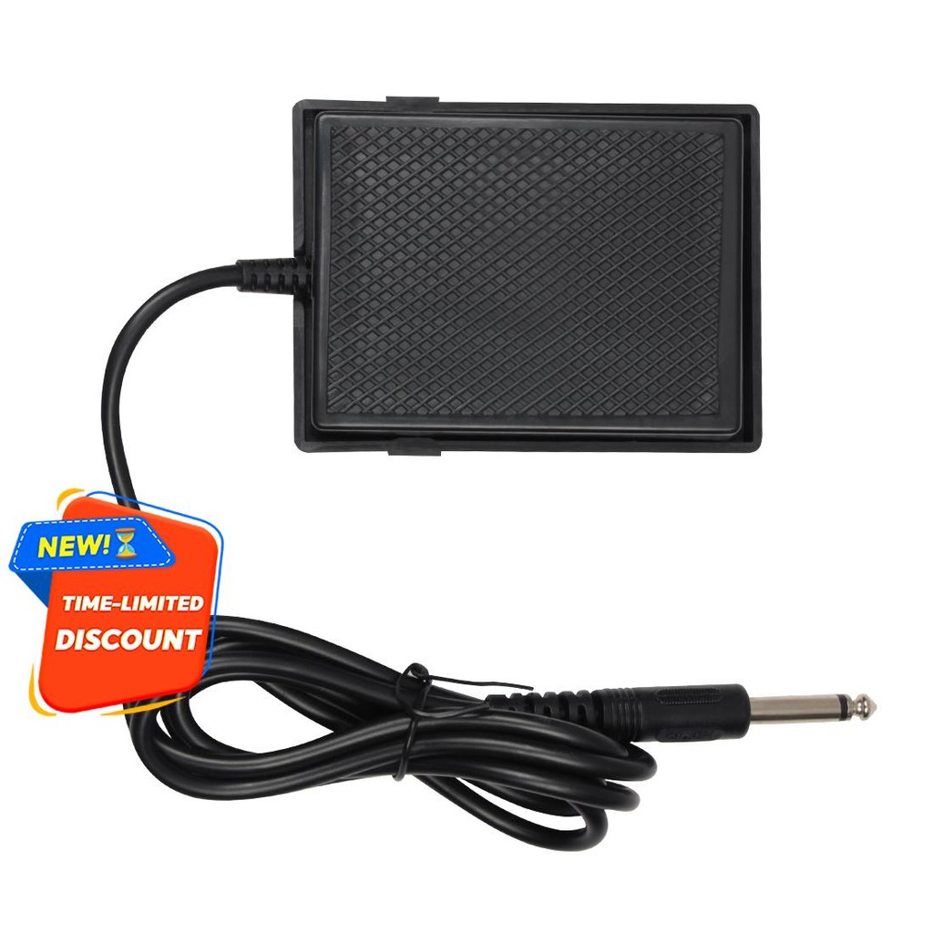 Piano Sustain Damper Pedal for Roland Electronic Keyboards - Black ABS Musical Instrument Accessory