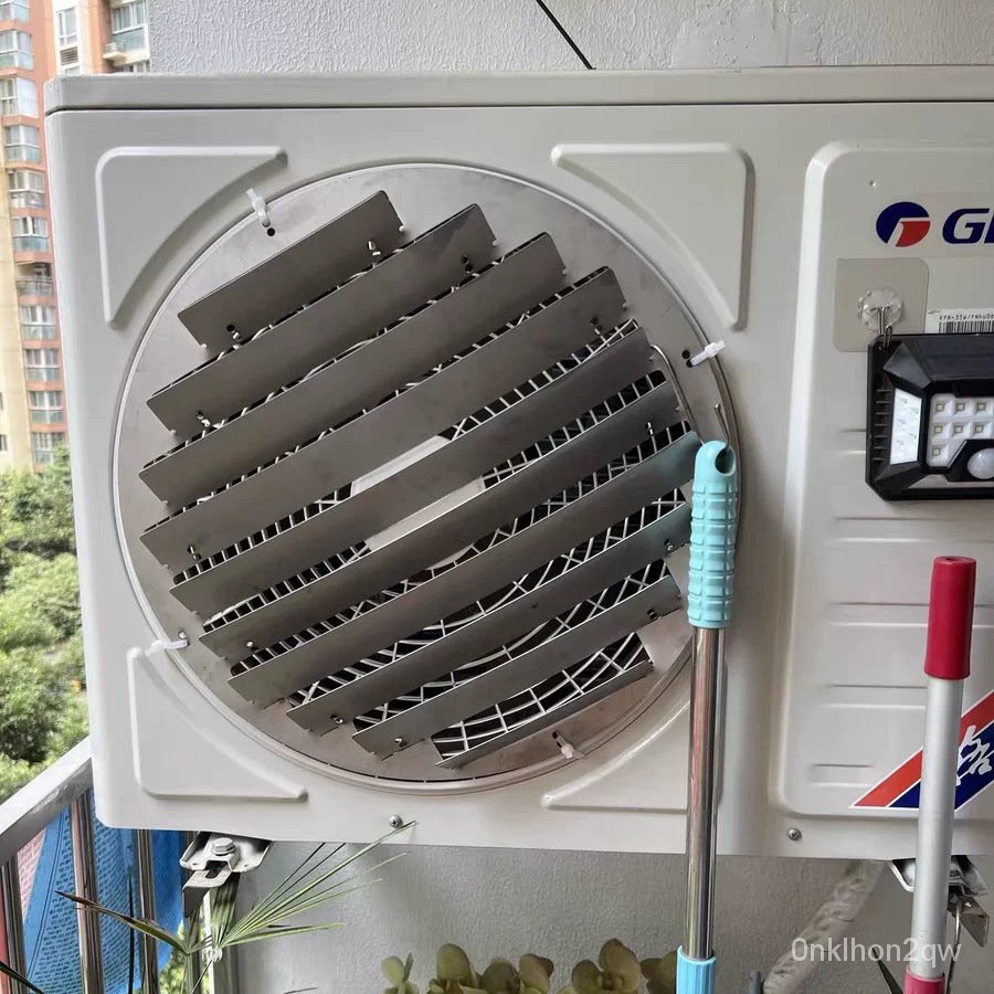 MH Air Conditioner Outdoor Condenser Wind Deflector Windshield Punch-Free  Special Air Guide Flow Deflector Anti-Direct B | Shopee Singapore