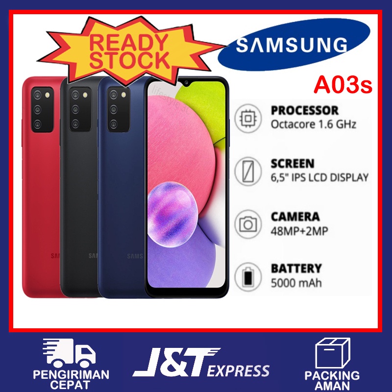 PROMO 11.11 SALE!! [BISA COD] HP Samsung Galaxy A03s/A10s 7.0inci Waterdrop IPS HD  4GB+64GB handpho