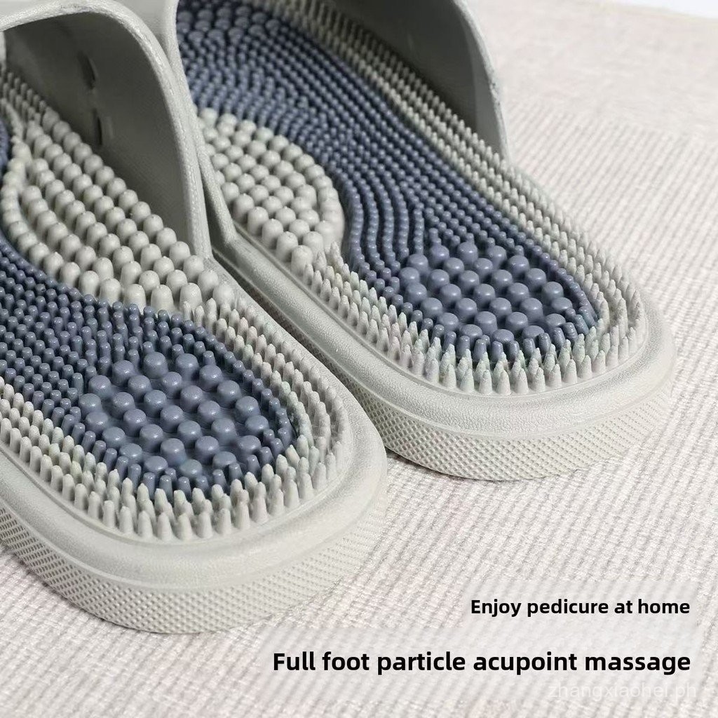 In Stock Unisex Outdoor Home Massage Slippers Summer Foot Reflexology Anti-Slip Sandals