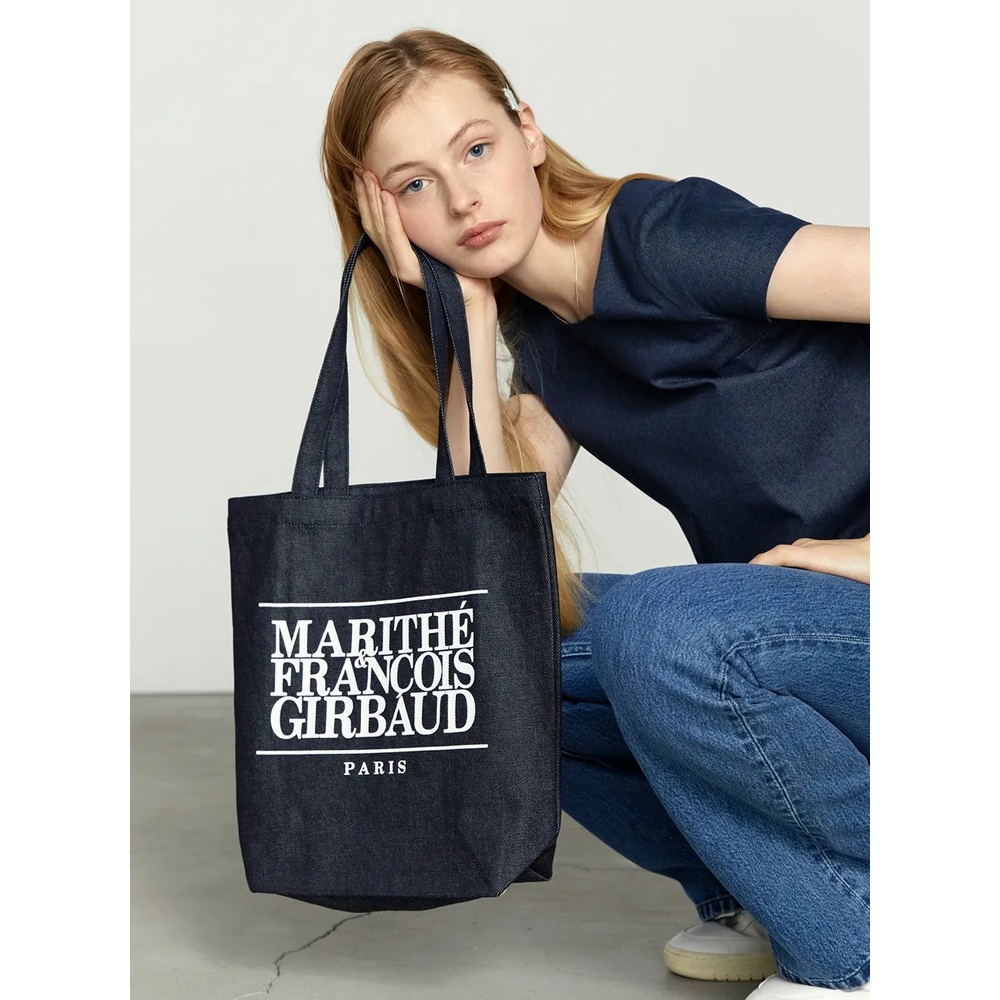 トートバッグ Marithe + Francois Girbaud REGULAR LOGO LAYERED TOTE BAG bla girbaud tote bag - Prices and Deals - Aug 2025 | Shopee