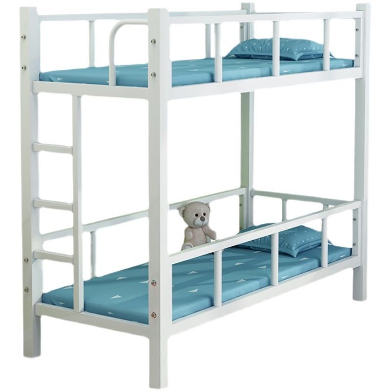Elementary School Student Lunch Bed Kindergarten Double-Layer Bed Iron Frame Small Table Guidance Hosting Class Nap up and down Children's Bed/Bunk Bed Noon Bed Children's Bed Noon Break Bed Primary School Kindergarten