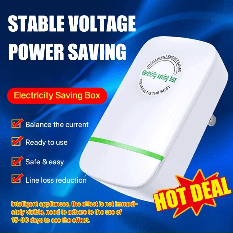 【HOT SALE】[Household Power Saver,Efficient Intelligent Stable Voltage] Home Energy-saving Device Non-meter Slow Turner Reduce High Electricity Bills