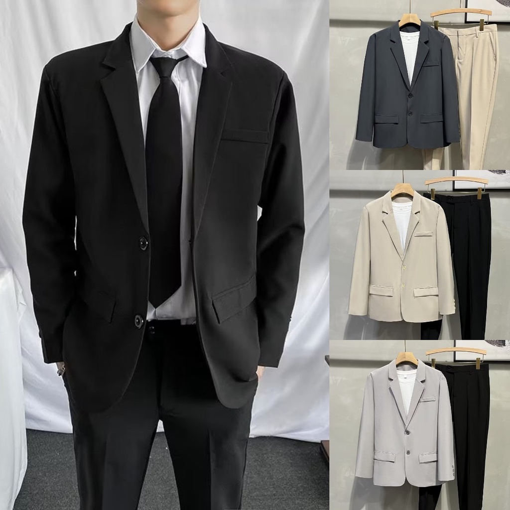 Cabin Fashion Black Preferred Blazer for Men Formal Business Elegant Jacket Suit Wedding Tuxedos
