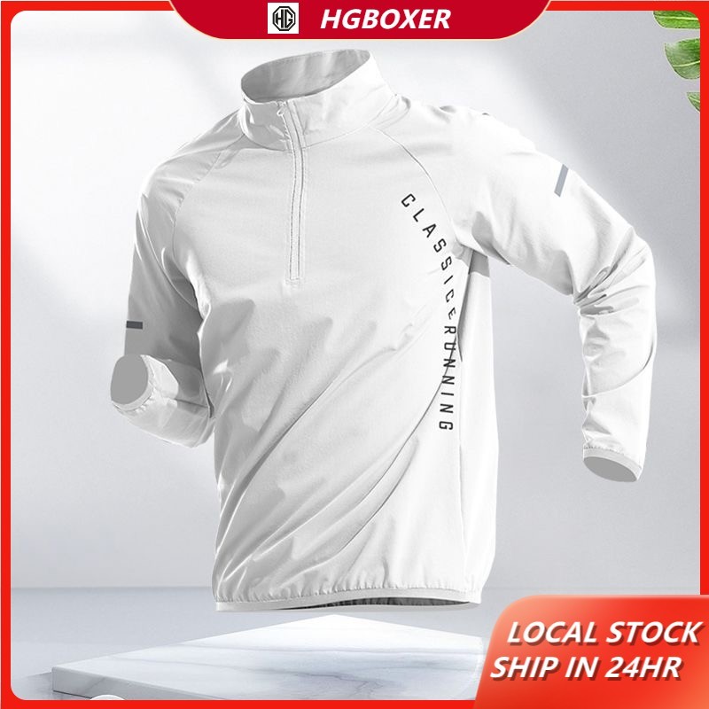 Men's Performance Running Fitness Sports Long Sleeve Shirt – Breathable, Moisture-Wicking, Quick-Dry