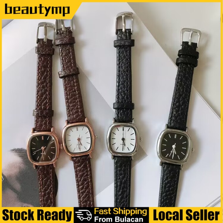 Fashion Simple Square Dial Watch Watch Wome Casual Leather Belt Watch Quartz Watches