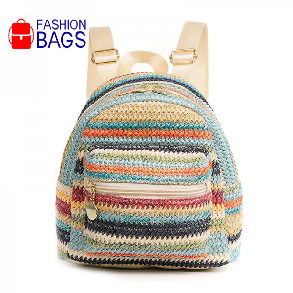 [Fashion Bags] Ethnic Style Backpack Mini Backpack Women's Bag New Style Casual Unique Backpack Stra