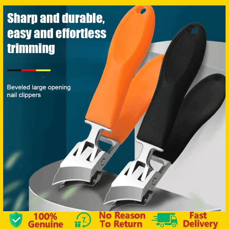 Nail Clippers Opening Oblique Mouth Nail Clippers Manicure Large Size Splash-Proof Nail Clippers