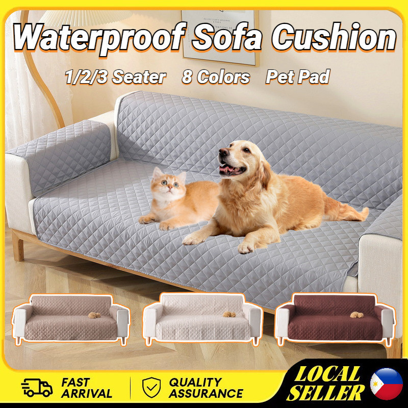 Sofa Cover 1/2/3 Seater Anti Scratch Sofa Cushion Anti-slip Removable Sofa Mat Removable Slipcover