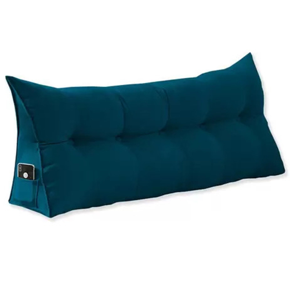 Cabeceira Almofada 90cm Conforto Estilo Quarto Sala Suede