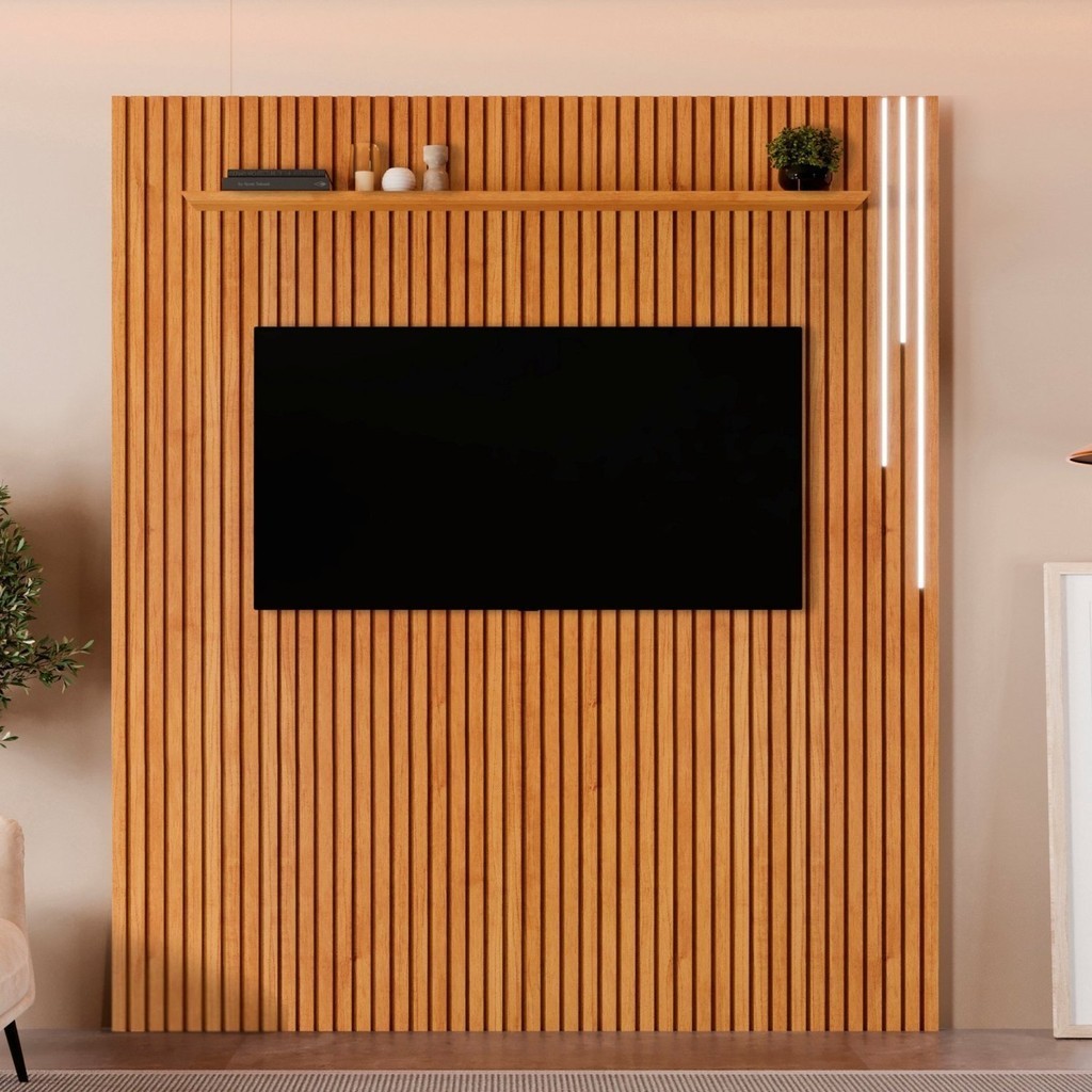 Produto 461- Painel ripado com led