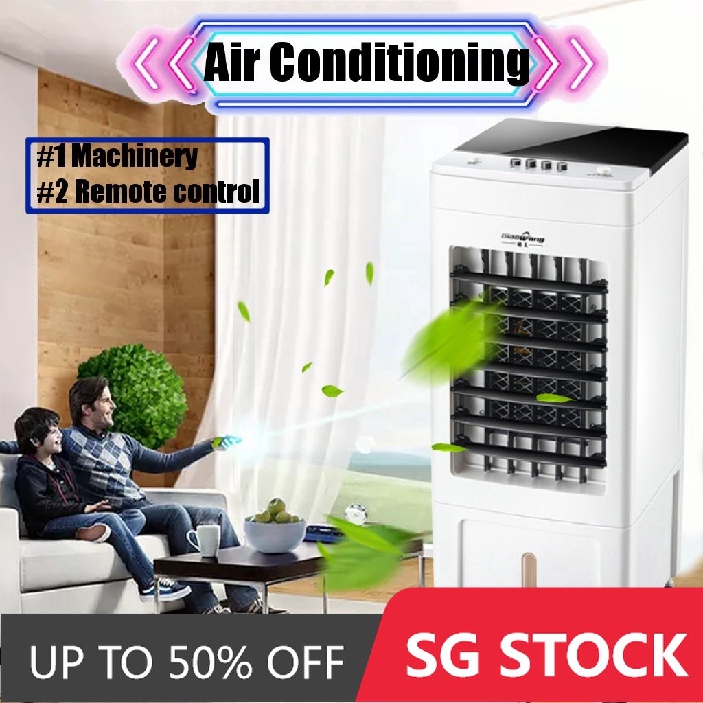 8L Portable Air Conditioner Conditioning Fan Humidifier Cooler Cooling System Mini Air Conditioner Cooling Fan 23.5x28.5x61cm/