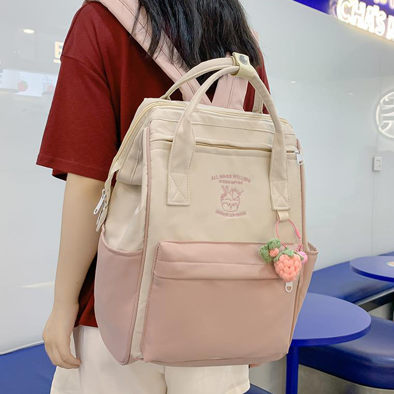 YOYO Backpack for women Waterproof Large school bag for high school student Travel bagpack#B0010