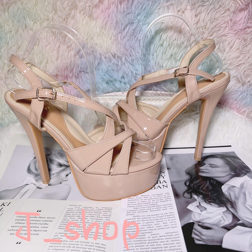 jzs high heels Pageant Shoes glossy 5.5 inches" Heels 888-9