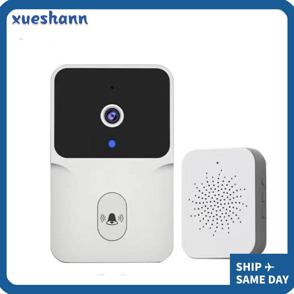 XUESHANN Smart Video Doorbell, Remote Access Easy Installation Wireless Doorbell, Hot HD Infrared Night Vision Security Video Intercom Doorbell Camera Smart Home