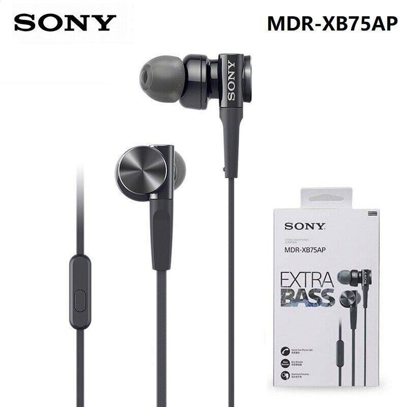 SONY MDR-XB75AP EXTRA BASS ブラック 新品　未使用 MDR-XB75AP | ヘッドホン | ソニー