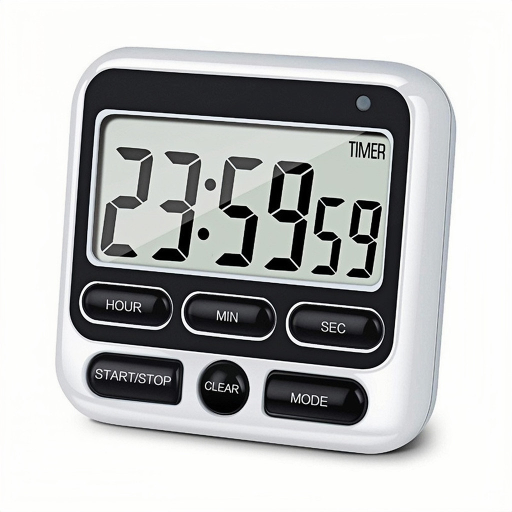 Timer with Alarm Large Screen Kitchen Timer Adjustable Alert Reminder Switch