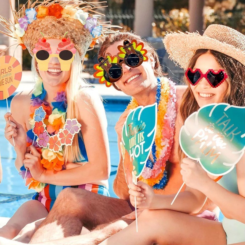 Description Picture 3 of itemCreative Selfie Glasses Props Fun Birthday Dance Party Supplies Photo Glasses Holidays Accessories Photography Props