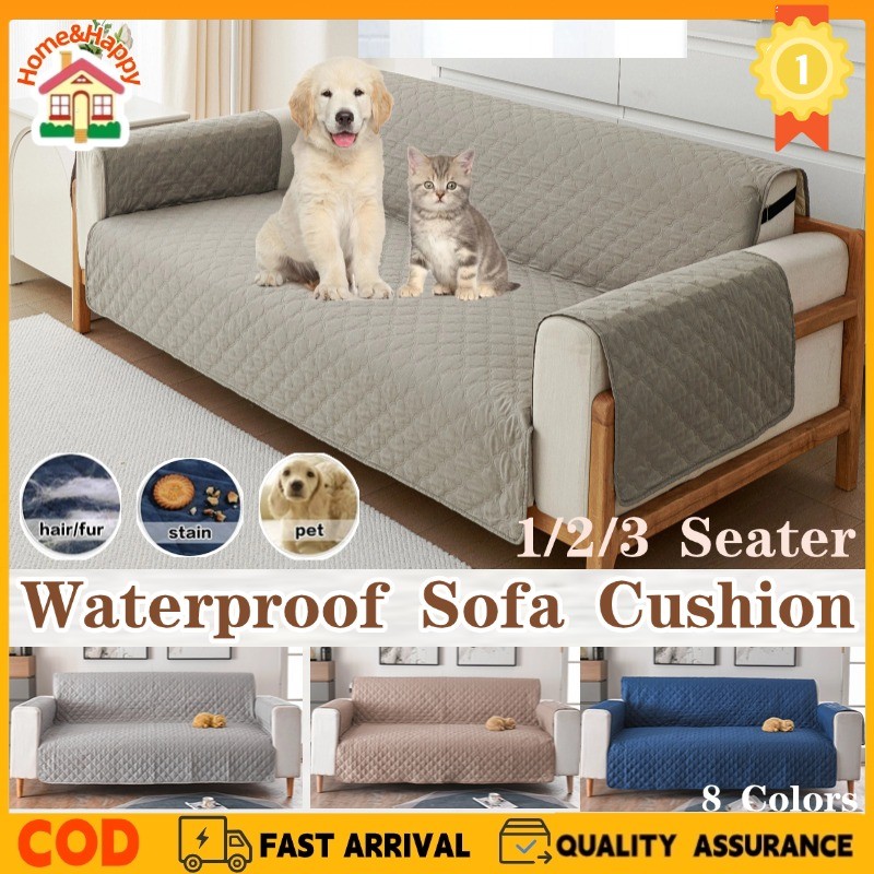1/2/3 Seater Sofa Cover Pet Anti Scratch Sofa Cushion Protector Anti-slip Removable Slipcover Couch