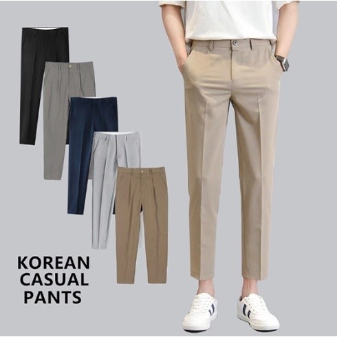 WD Men's Pants Korean Fashion Trouser For Men Suit Pants Casual Trousers Pants For Men (COD)#1458