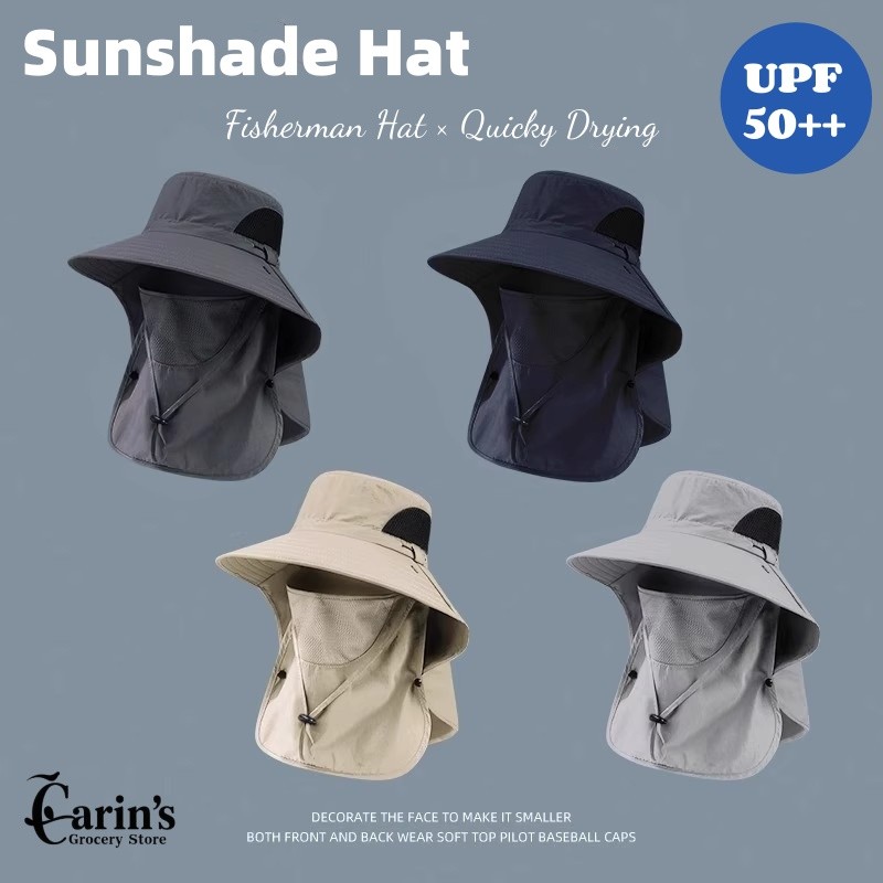 Sunshade Hat Spring Summer UV Protection Outdoor Breathable Sun Hat Fishing Hat Mountaineering Hat