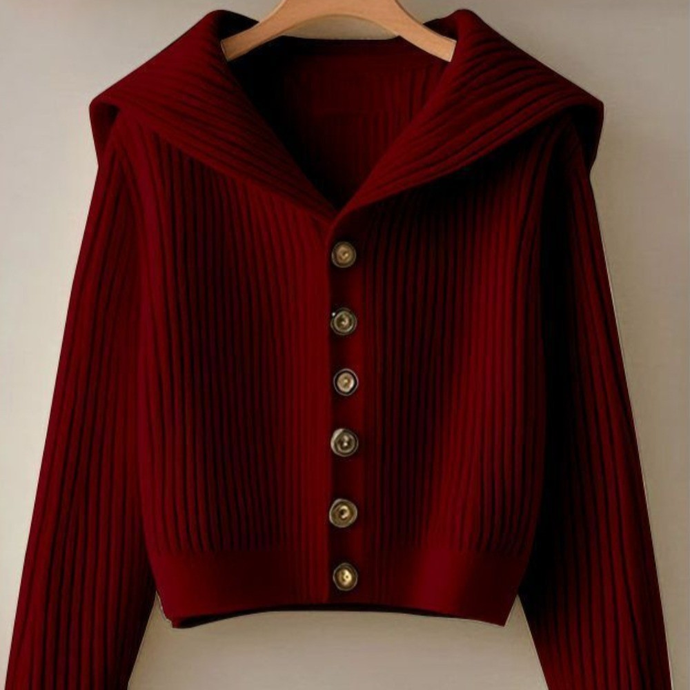 Fashionable Retro Sweater Knitted Cardigan Women's Clothing