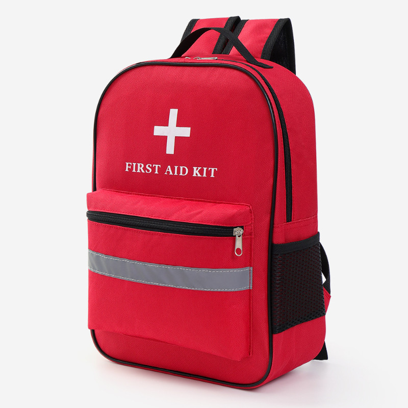 Disaster prevention, emergency medical rescue backpack, large capacity portable first aid kit, multi