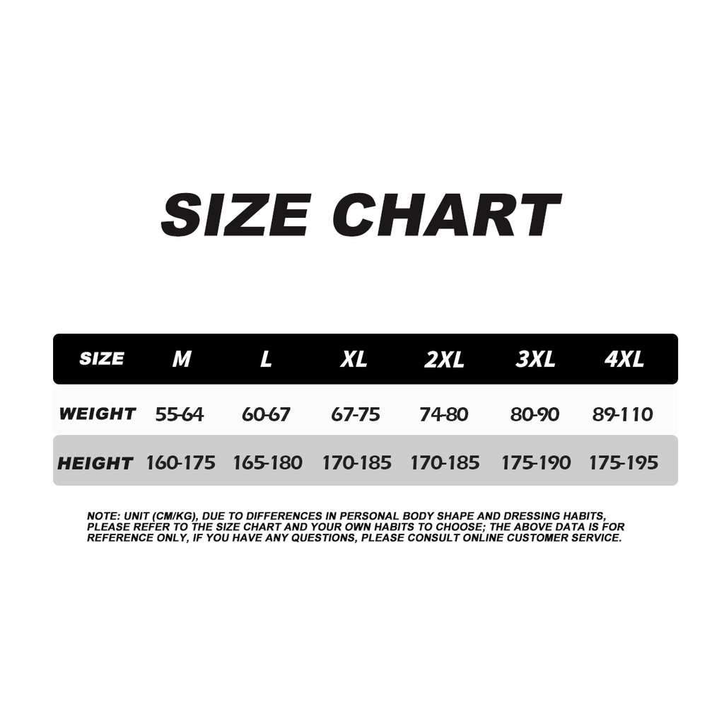 SAILBEE Men UV Protect Swimwear Long Sleeve Swimsuit Mens Rashguard Surfing Rash Guard Surf Shirt For Swimming Diving suit M0142 — size chart