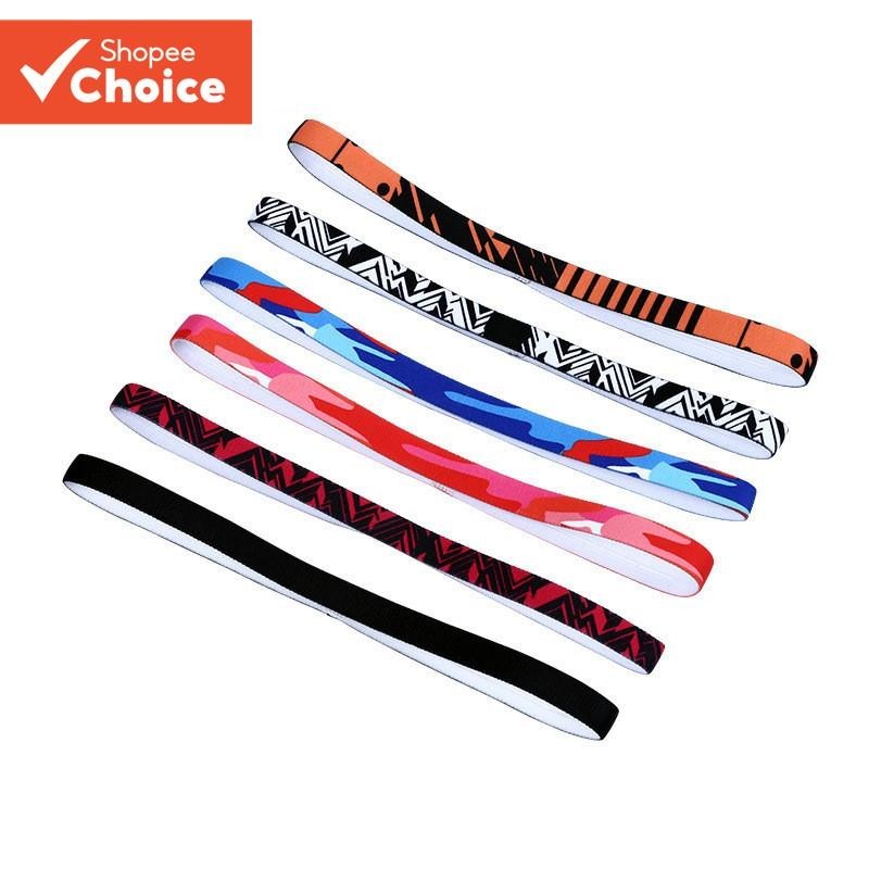 Unisex Sports Hairband Yoga Fitness Headband Elastic Band Anti Slip Breathable 15Mm