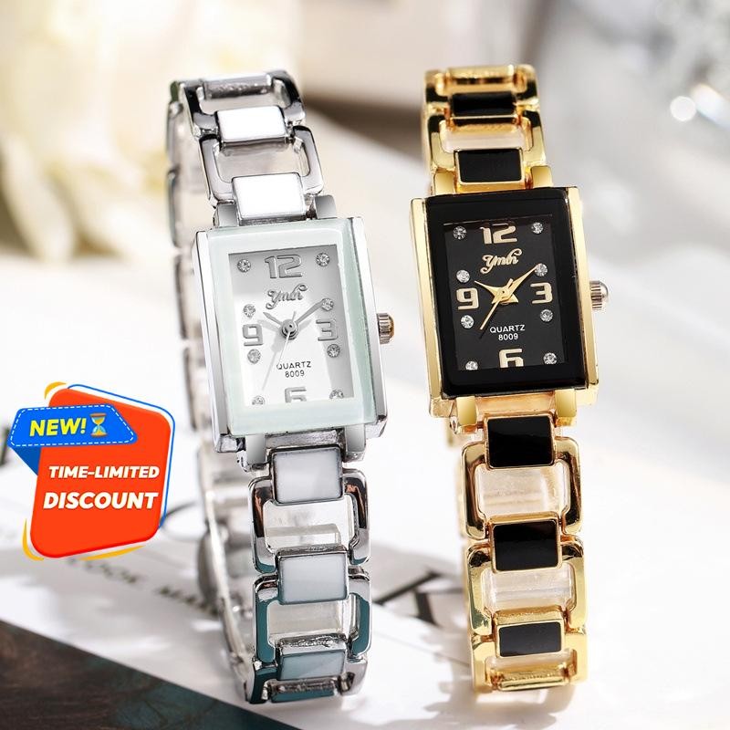 Elegant Women Watches Fashion Square Dial Quartz Bracelet Watch(Without Box), For Christmas Gift