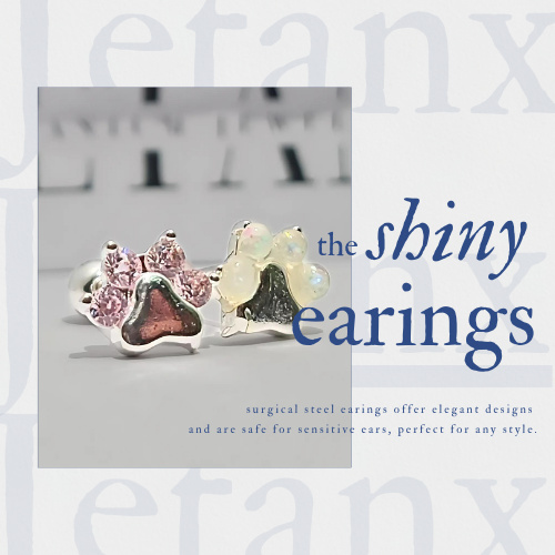 Khuyên Tai Chân Mèo Hồng CAT'S PAWS JetanX ( 1 chiếc)