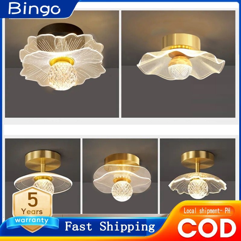 Nordic LED Chandelier Tri Color Ceiling Light Aisle Lamp for Living Room Corridor Cieling Lights