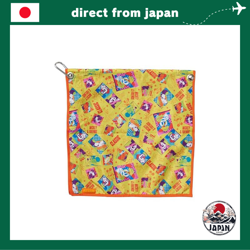 Marushin Character Golf Towel – Microfiber Rain Towel with Carabiner