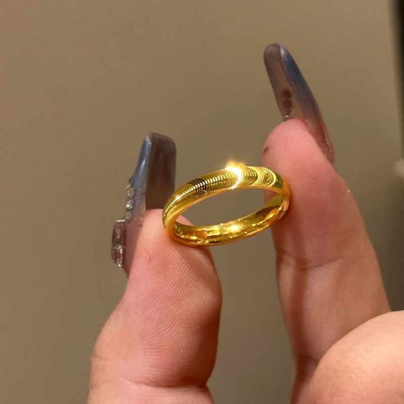 Minimalist Non Fading Stainless Steel Cat Eye Ring for Women