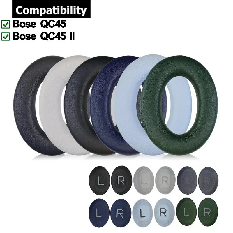 1 Cặp Miếng Đệm Tai Cho Tai Nghe Bose QC45 / QC45 II Đệm Tai Nghe Miếng Bọt Biển Tai Nghe Bịt Tai