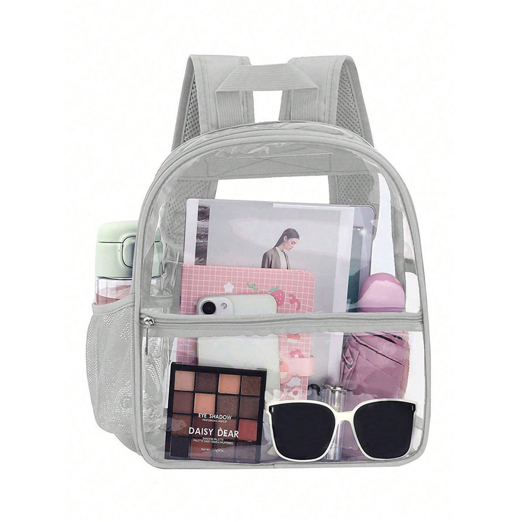 PVC Waterproof Backpack - Large Capacity Transparent Bag for School & Travel