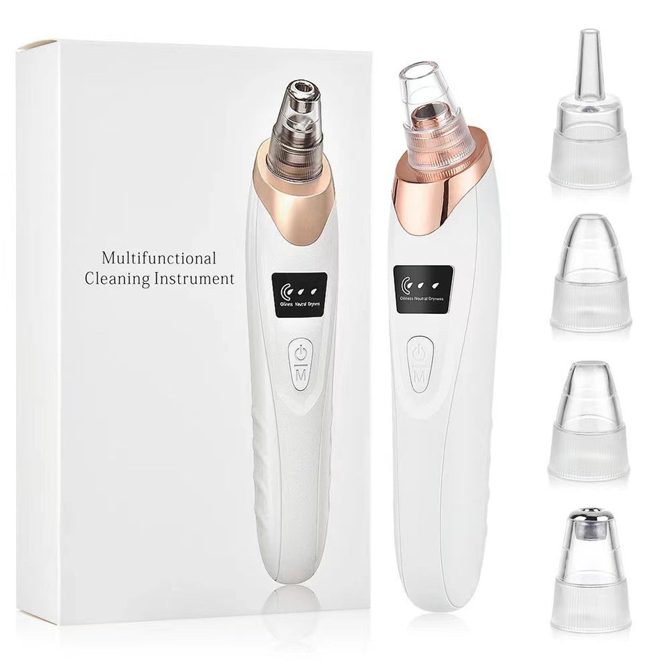 Electric Vacuum Suction Blackhead Remover Facial Pore Extractor USB Rechargeable