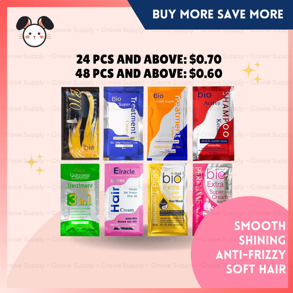 [GROWE] Green Bio Hair treatment Cream 1 sachet 30ml (8 types)