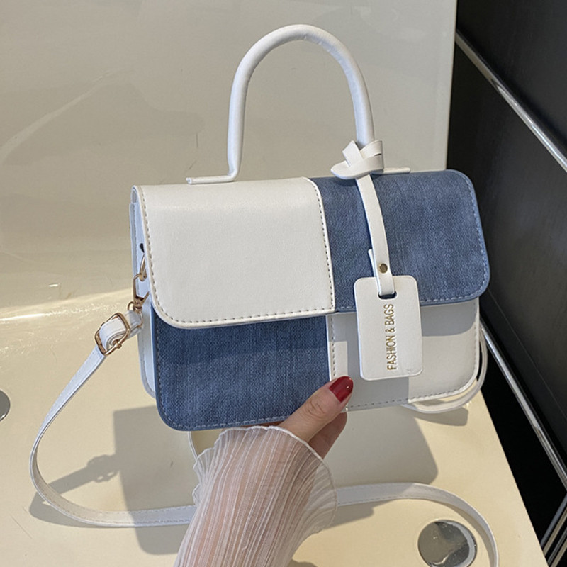 2025 New Style Women's Commuter Tote Bag with Stitched Fashion - Single-Shoulder Crossbody Bag