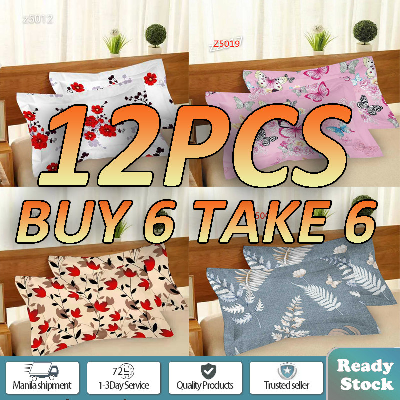 12PCS Pillow Case Punda Sale 18x28Inch Cotton Pillow Cover Case Bedding Free Shipping No Zipper