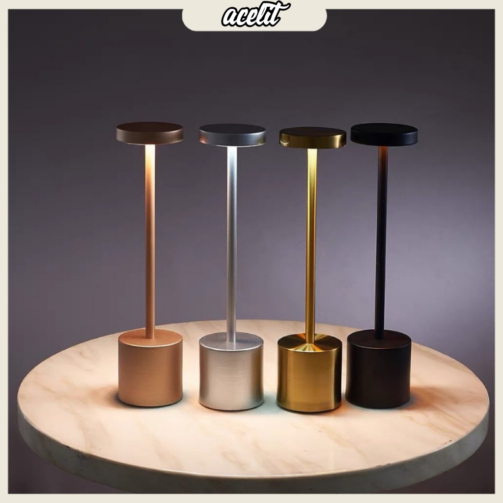 USB LED Bar Table Lamp 3 Colors Light Brightness Indoor Desk Light Touch Sensor Bedroom Night Light