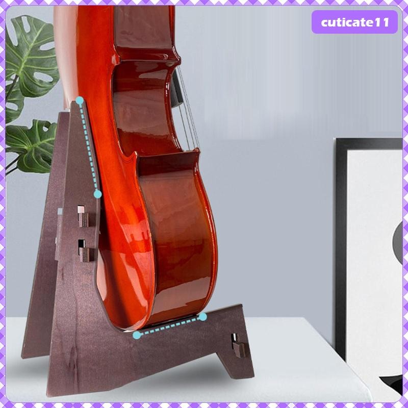 [Cuticate1] A Frame Cello Support Holder, Cello Floor Stand, Music Instrument Rack Duable
