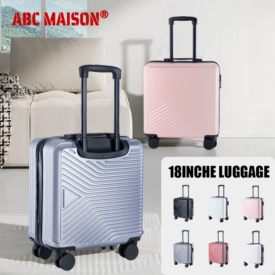 18inch Fashion Lightweight Luggage Traevl Bag Hand Carry Luggage 360° Universal Wheels Suitcase