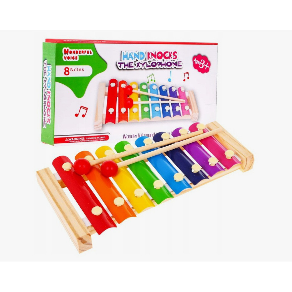Wooden Toy Xylophone Toys Musical Toys Hand Knock Violin Xylophone Educational