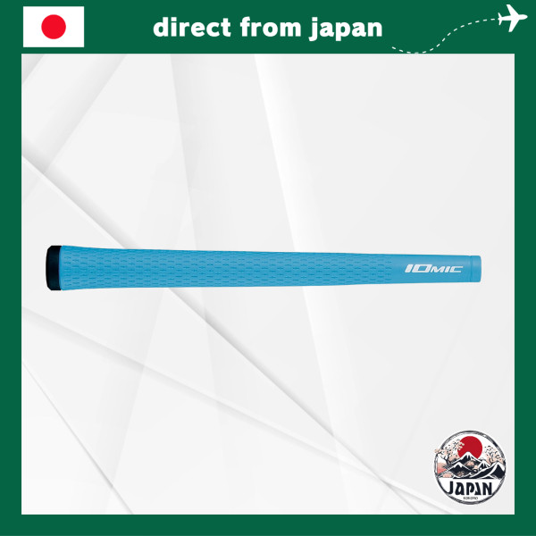 IOMIC Sticky MID – Gậy Golf Grip Cỡ Trung (Sky Blue × Black / M60 / No Backline)