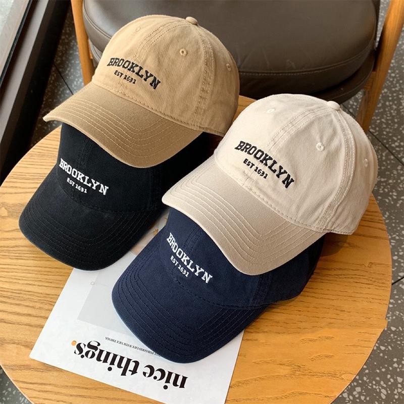 Brooklyn Korean Baseball Cap Unisex Fashion Cap For Men And Women Outdoor Sumbrero